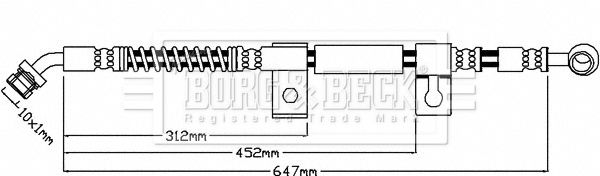 BORG & BECK Jarruletku BBH7949